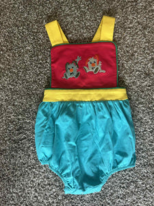 Dust Bunnies Bubble Romper