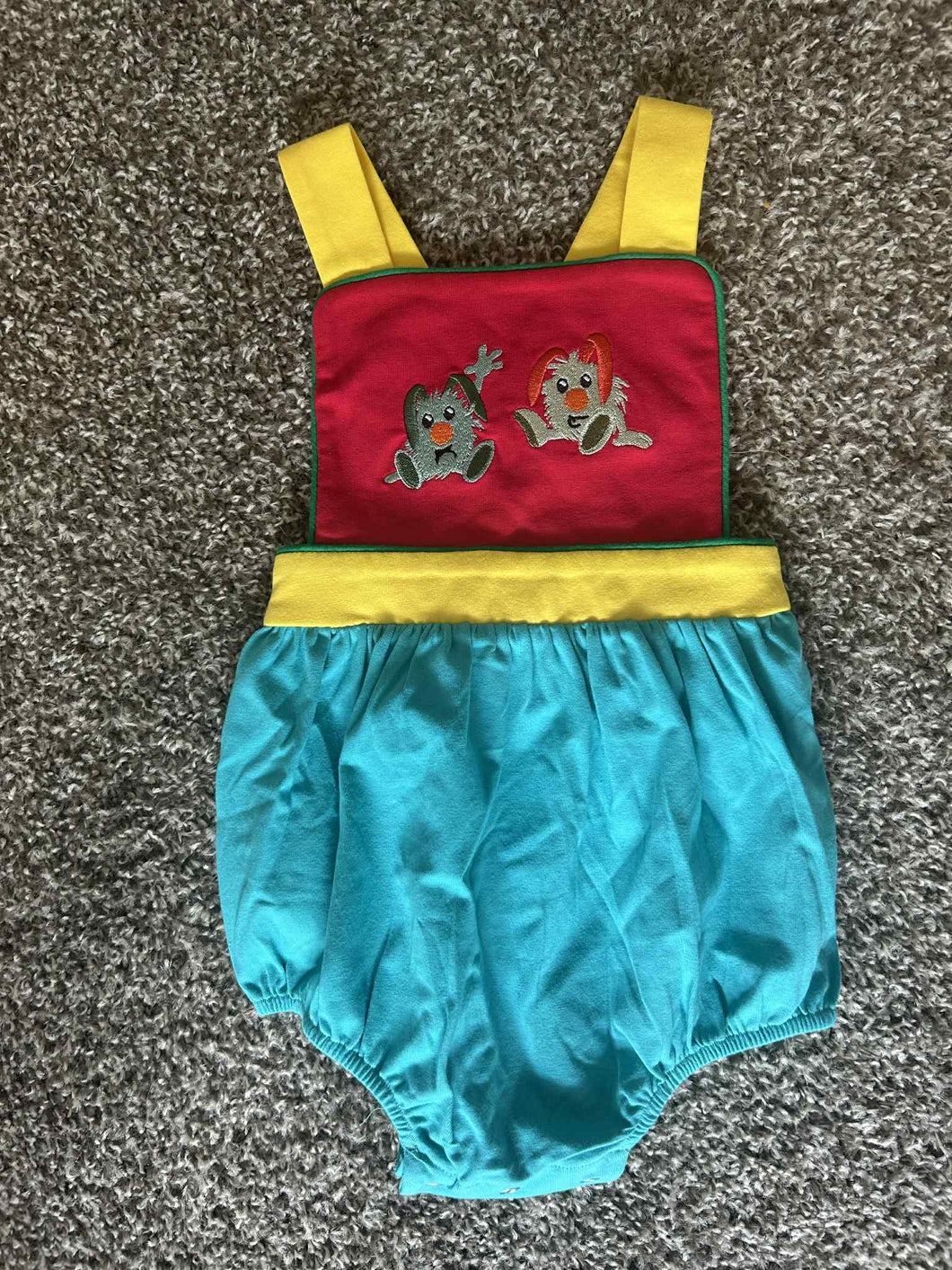 Dust Bunnies Bubble Romper