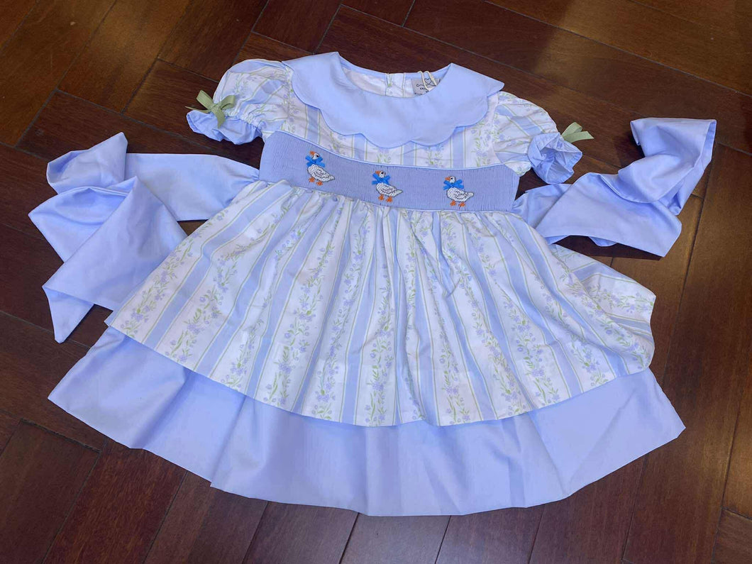 Girls Vintage Goose Dress