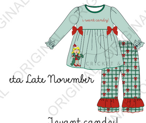 Lizzie Christmas Pant Set