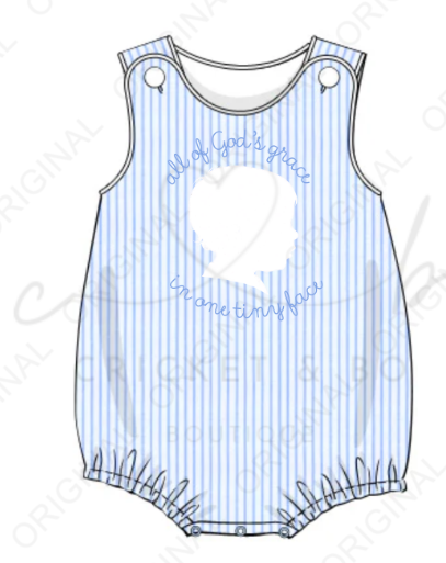 God's Grace Bubble Romper