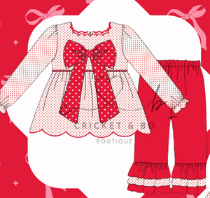 Bow Shack Fancy Pant Set