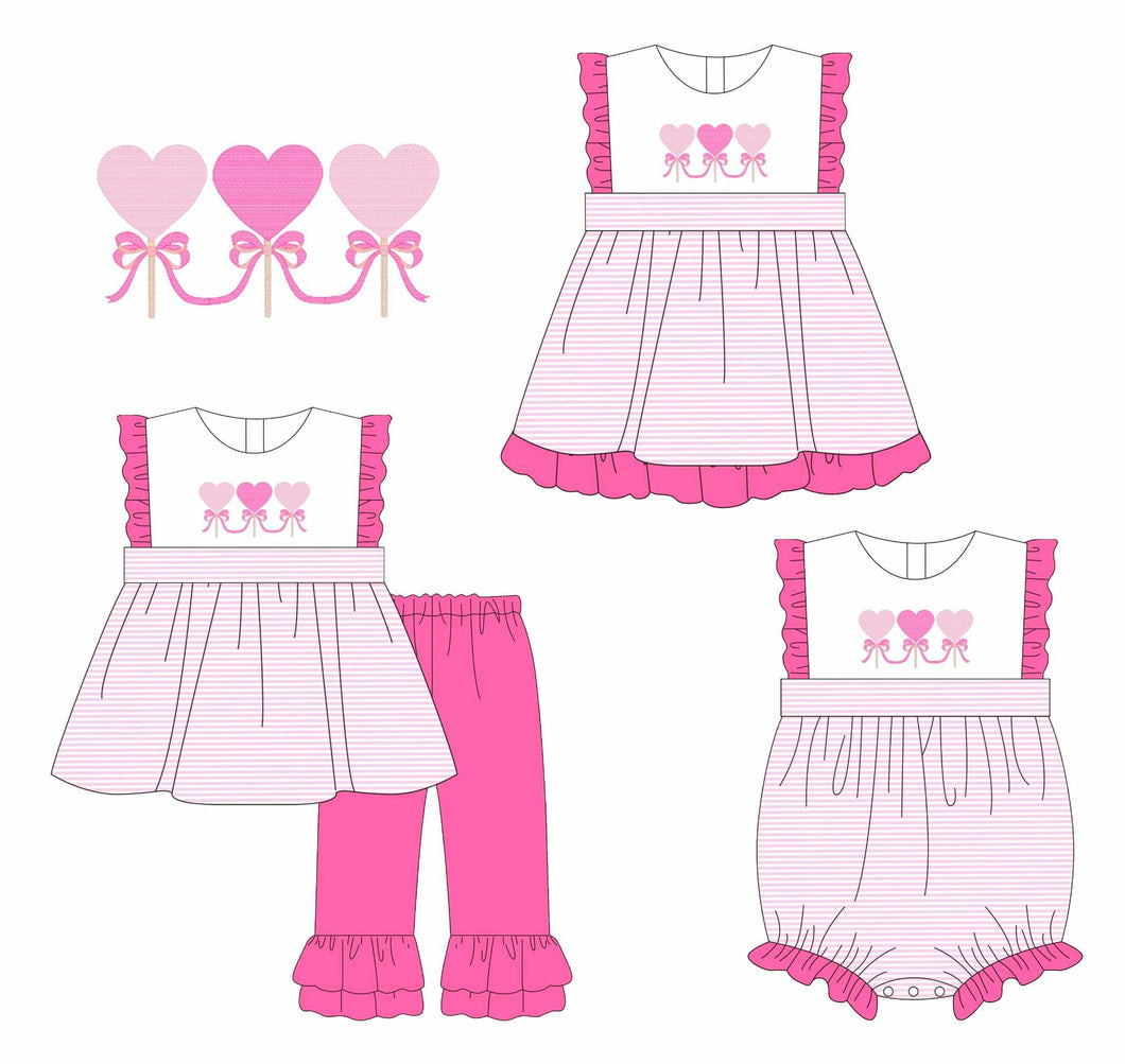 Girls Heart Sucker Outfits